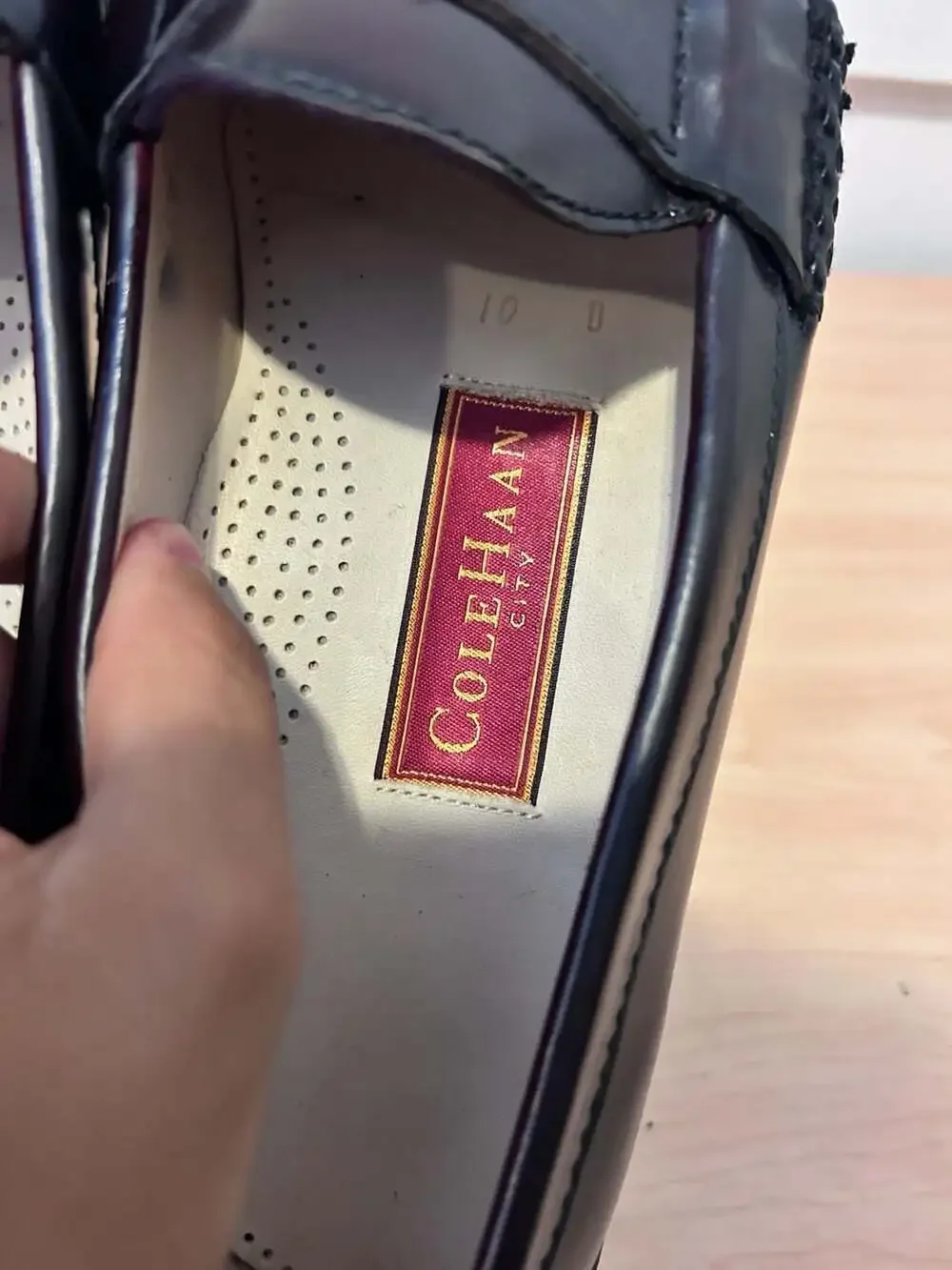 Cole Haan City Burgundy Leather Tassel Loafers
